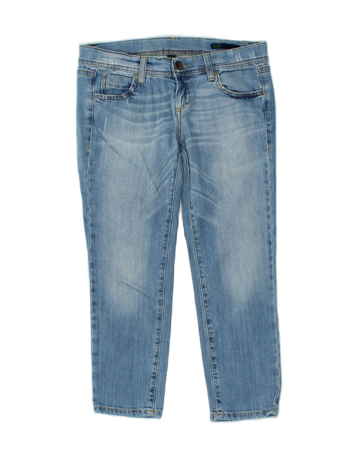BENETTON Womens Capri Slim Jeans W27 L22  Blue Cotton Vintage Benetton and Second-Hand Benetton from Messina Hembry 