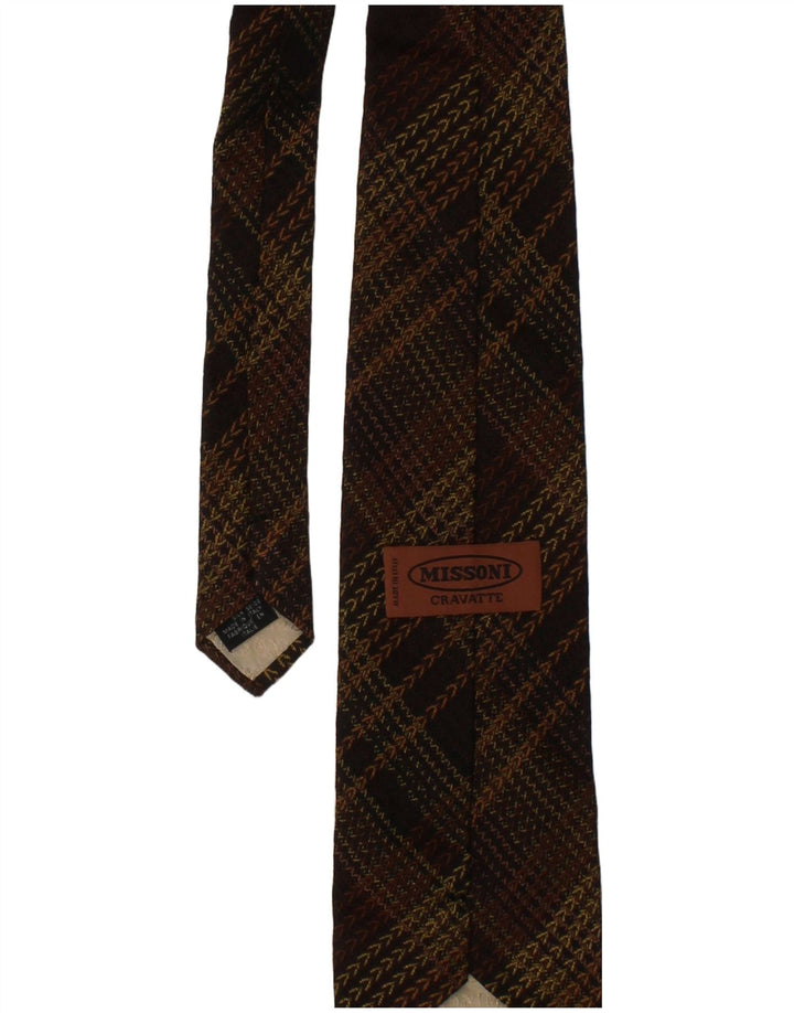 Missoni Mens Cravatte Tie One Size brun silke