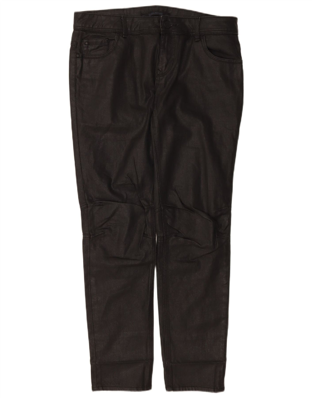 Zara Dame Slim Jeans EU 42 Large W32 L30 Sort