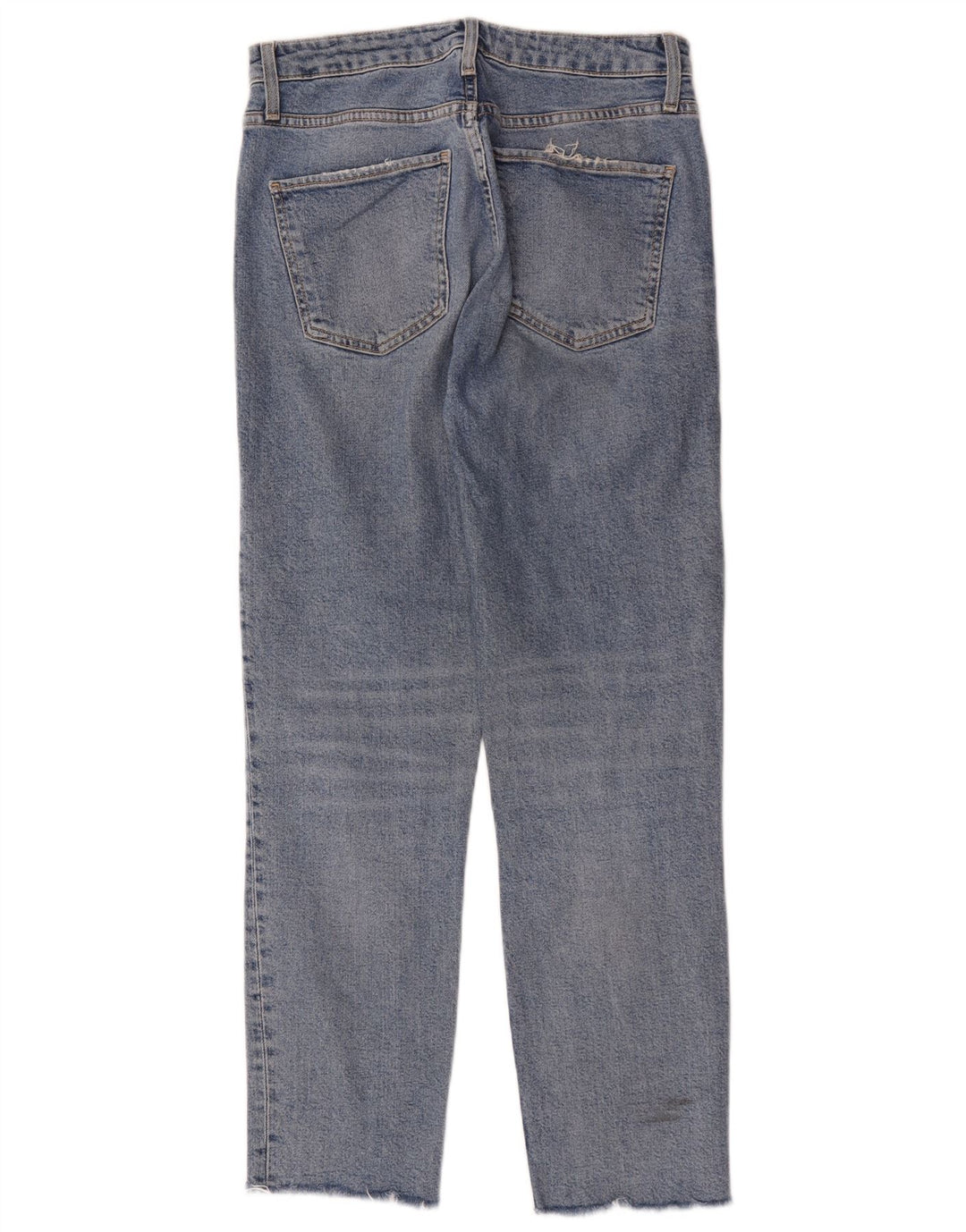 Zara Dame Straight Jeans EU 38 Small W28 L28 Blå