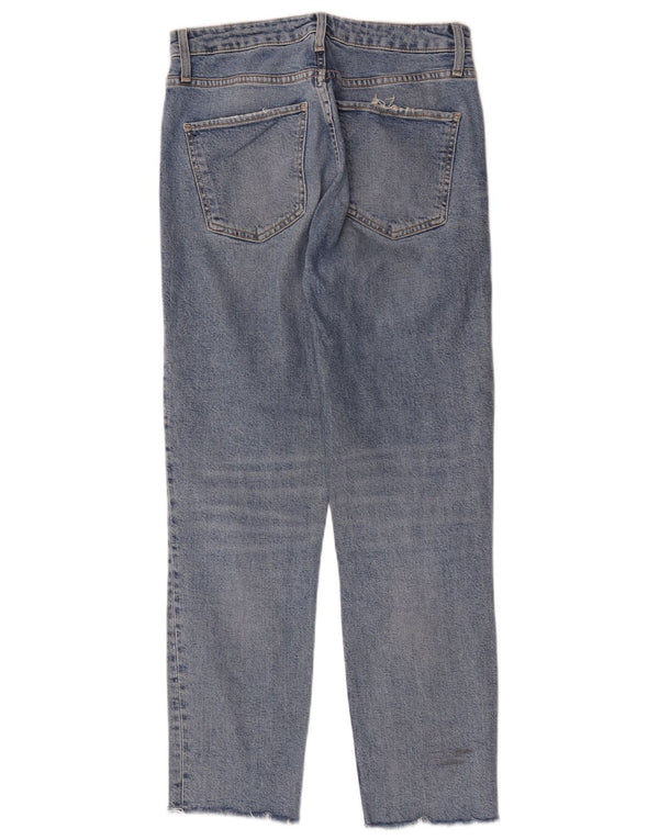Zara Dame Straight Jeans EU 38 Small W28 L28 Blå