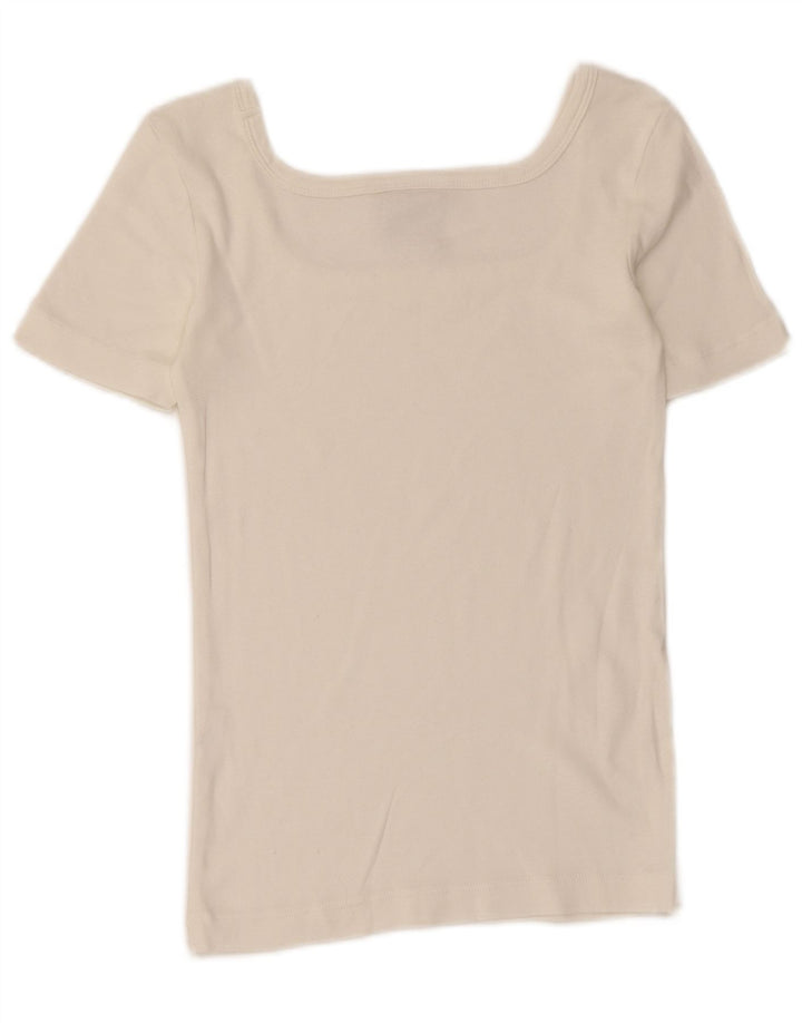 Champion Dame T-Shirt Top UK 8 Small White