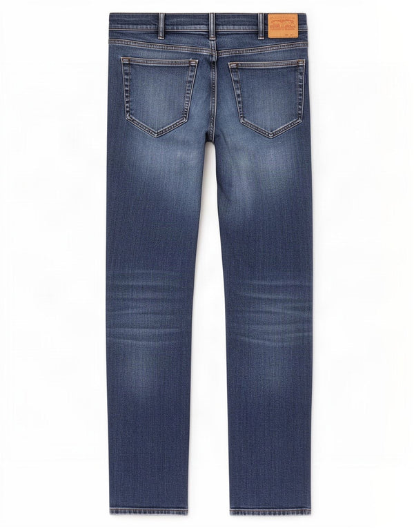Gant Herre Regular Straight Jeans W30 L32 Blå Bomuld