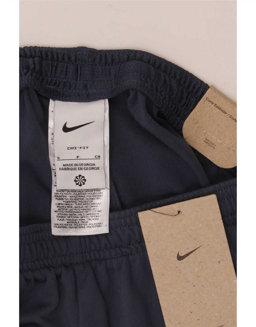 Nike Herre Dri Fit træningsdragt Bukser Små marineblå Colourblock Polyester