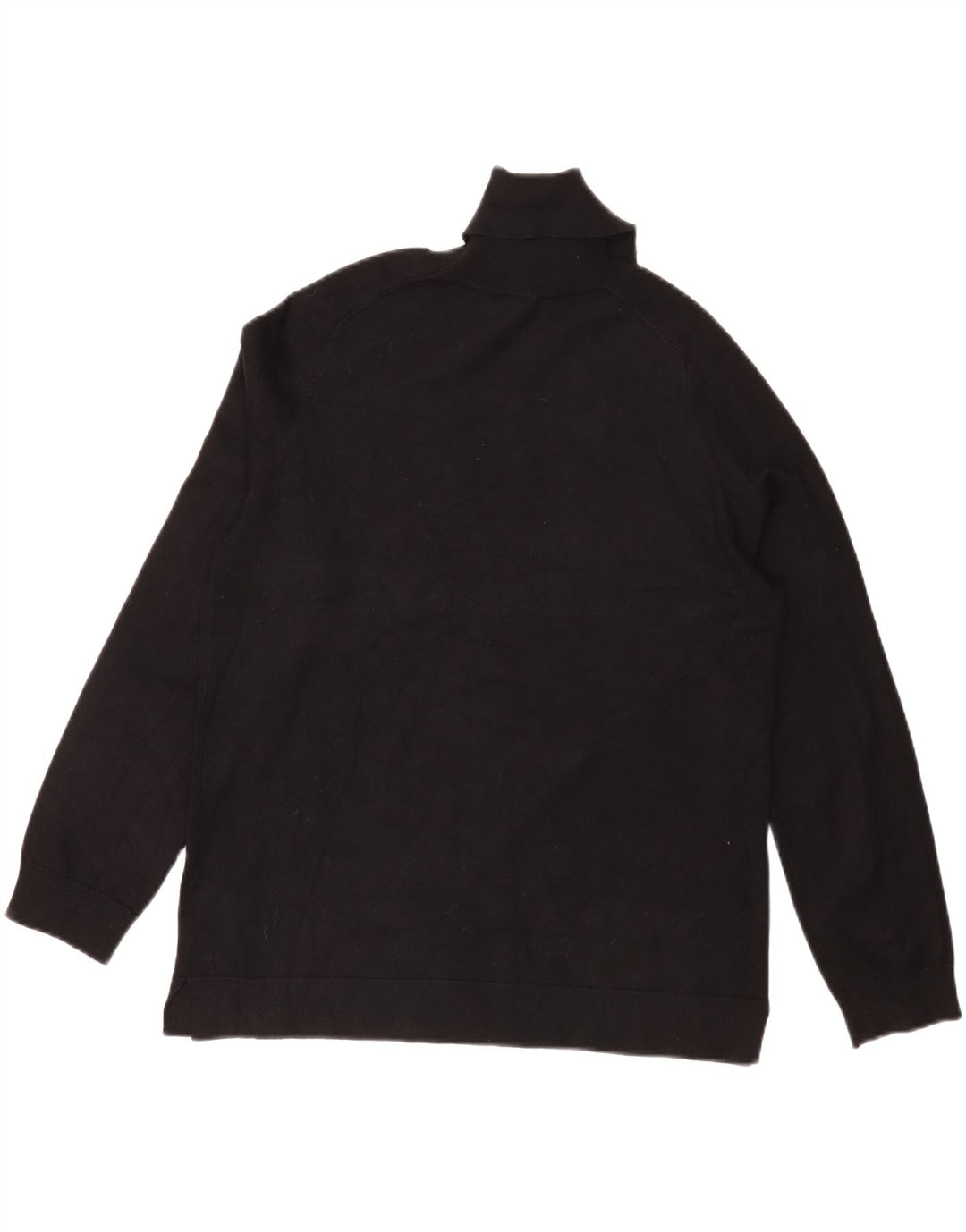 Dkny Herre Grafisk Rullehalstrøje Sweater Stor Sort Colourblock Viscose