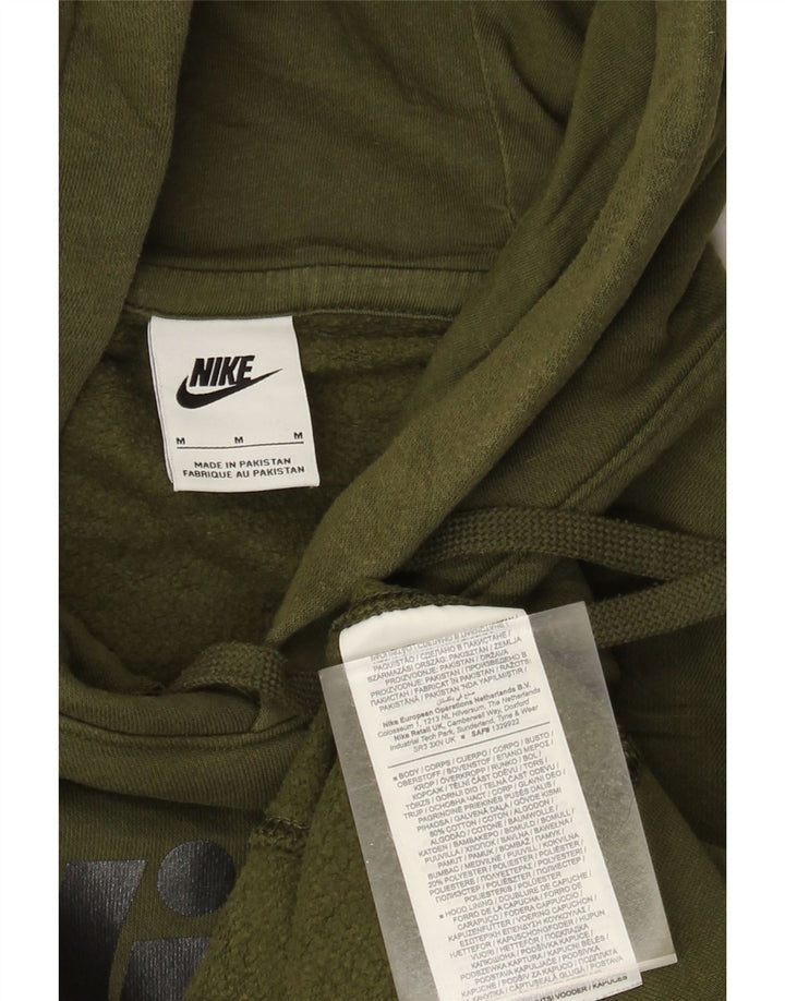 Nike Herre grafisk hættetrøje Jumper Medium Khaki Bomuld