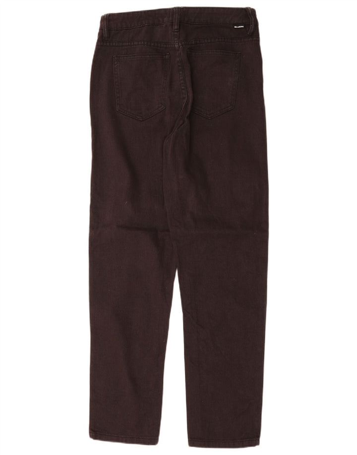 Billabong Dame Straight Jeans W28 L28 Sort Bomuld