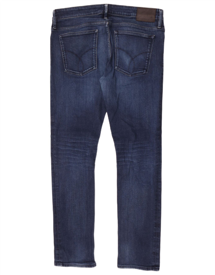 Calvin Klein Herre Slim Jeans W36 L32 Blå