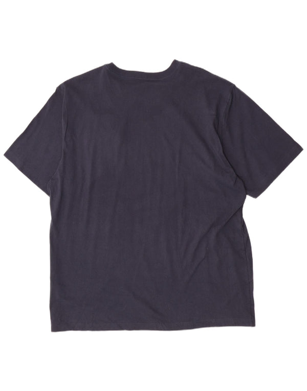 Carhartt Herre Original Fit T-Shirt Top XL Marineblå Bomuld
