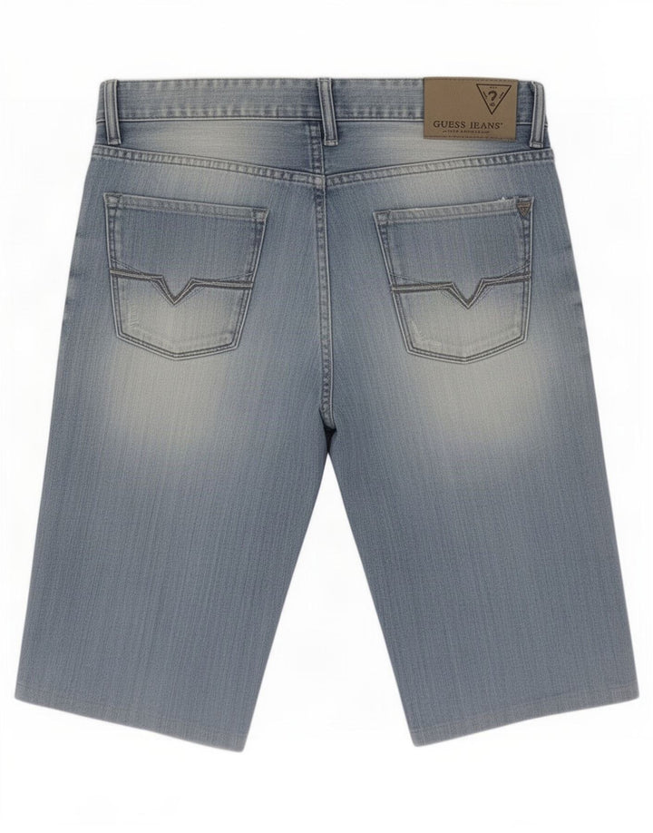 Guess Herre Slim Denim Shorts Medium W31 Blå Bomuld