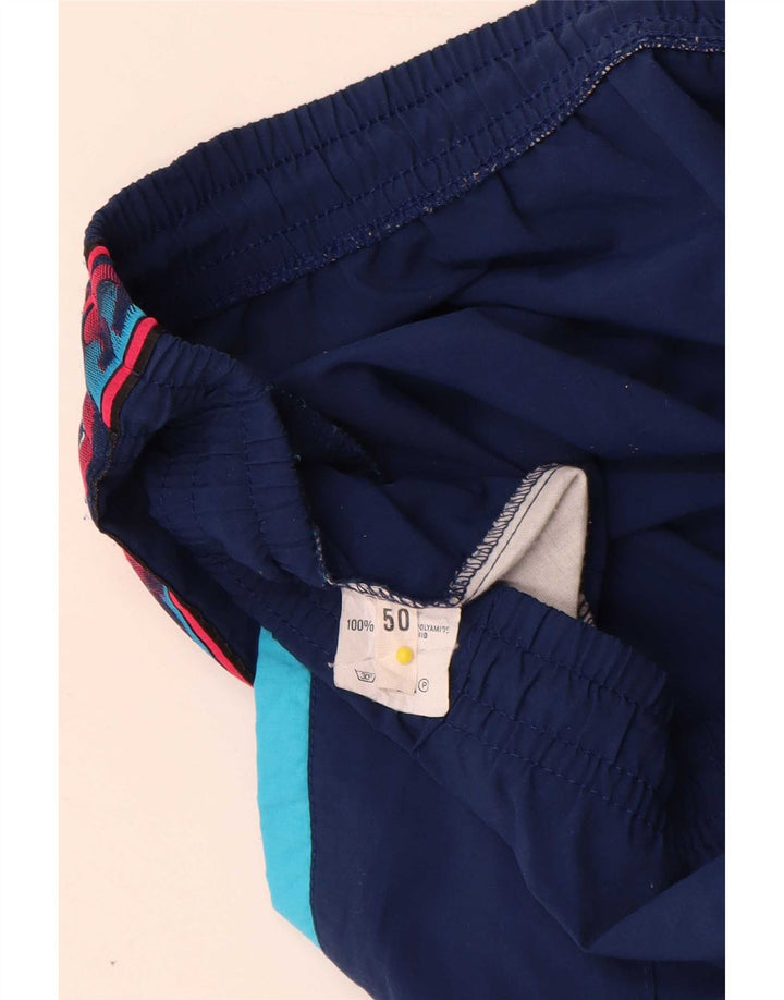 Asics Herre grafisk træningsdragt Bukser IT 50 Medium Navy Blue Colourblock