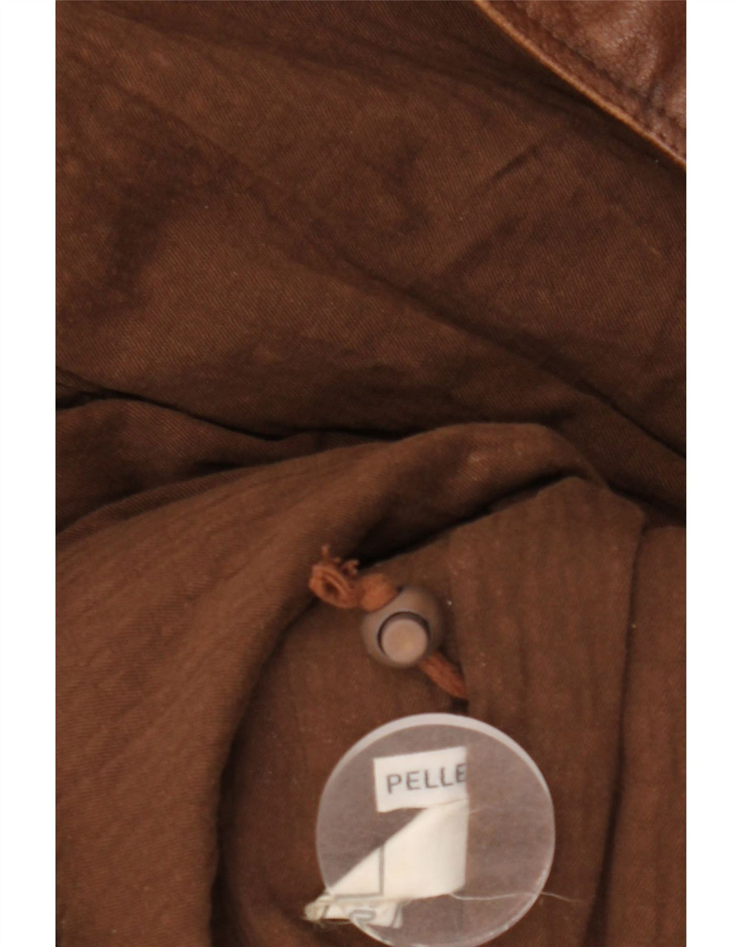 VINTAGE Herre læderjakke UK 42 XL Brunt læder