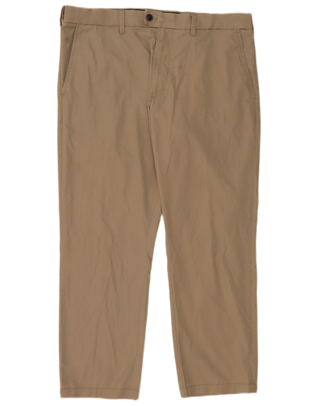 Marks & Spencer Straight Suit bukser til mænd W38 L29 Beige Bomuld