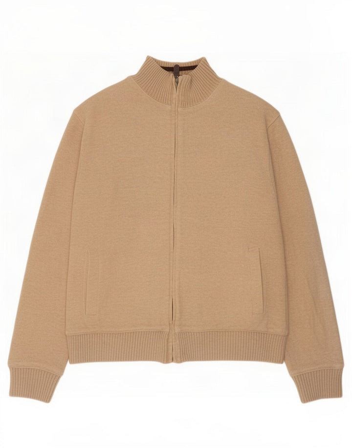 Marks & Spencer Herre Blue Harbor Sherpa Træningsdragt Topjakke Stor Beige