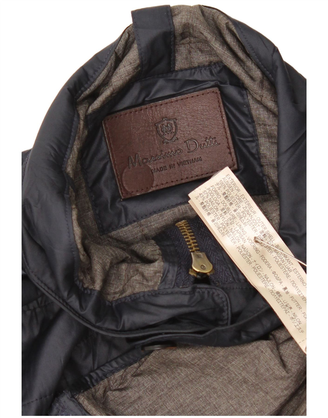Massimo Dutti Herre Gilet UK 40 Large Navy Blue Polyester