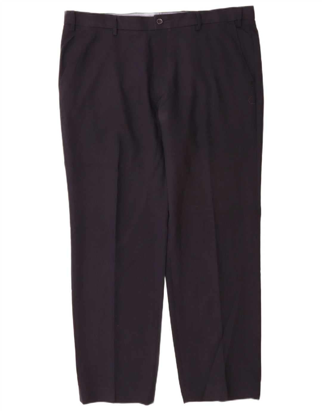 Marks & Spencer Herre Regular Fit Chinobukser W40 L31 Marineblå polyester