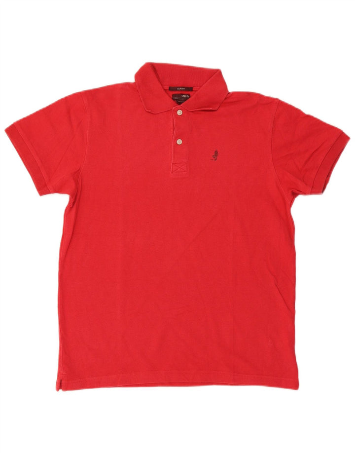 Marlboro Classics Herre Slim Fit Polo Shirt Medium Rød