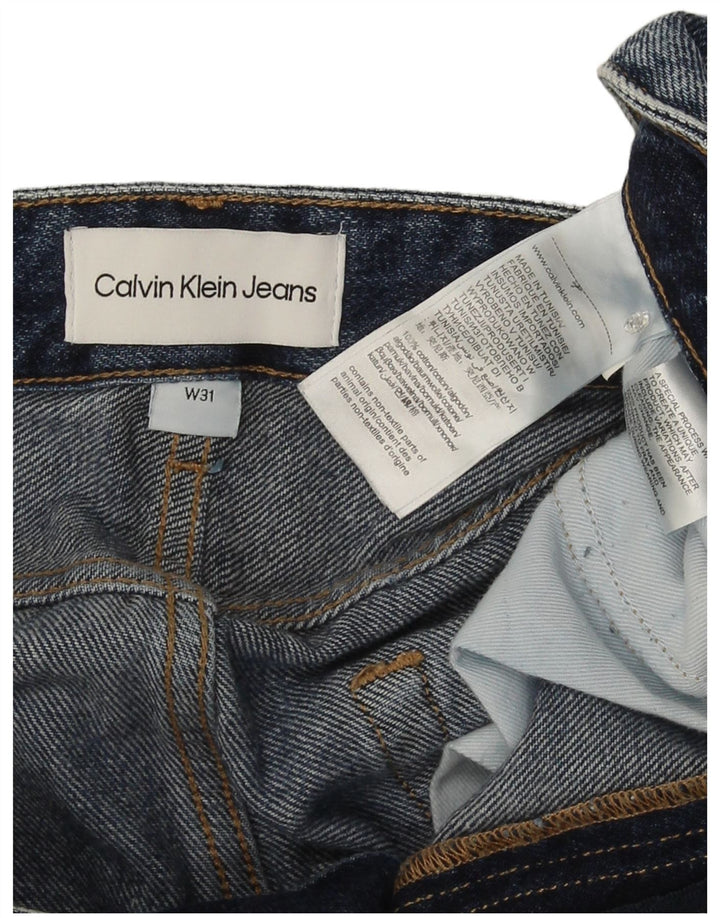 Calvin Klein Herre Distressed Slim Jeans W31 L26 Blå Bomuld