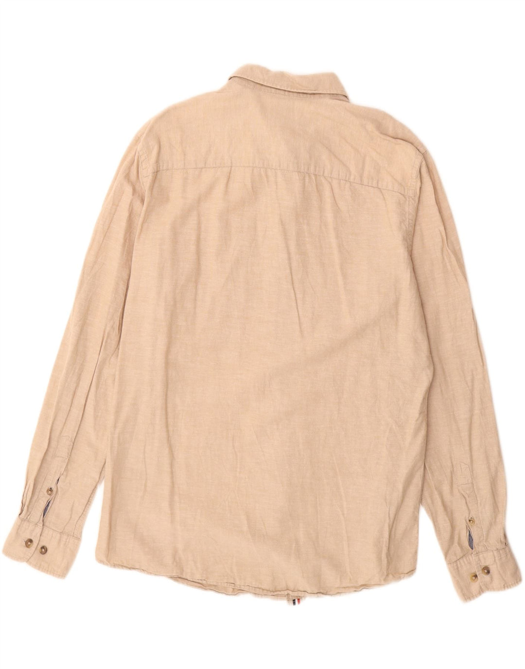Jack & Jones herreskjorte stor beige bomuld