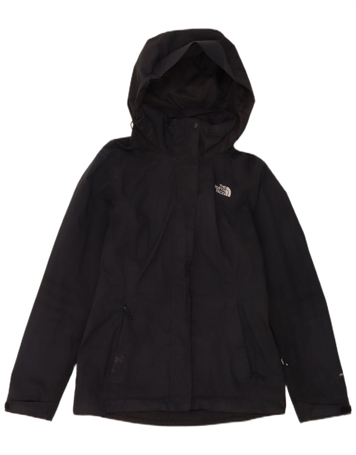 The North Face Regnjakke med hætte til kvinder UK 10 Lille sort polyester