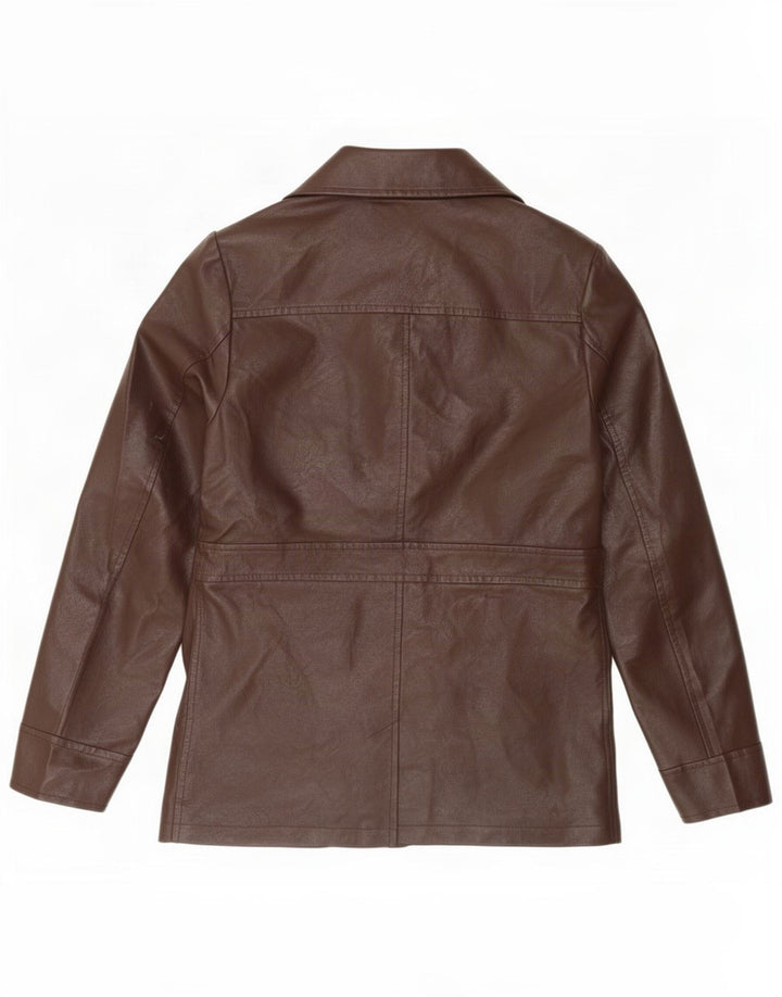 Urban Outfitters Dame 3 Button Blazer Jacket UK 10 Small Brown