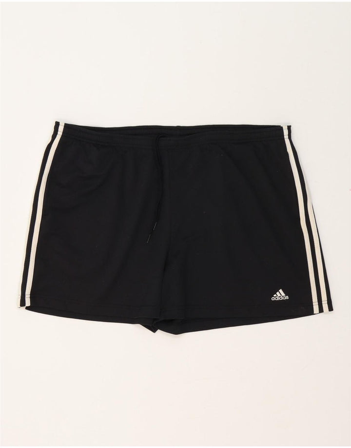 ADIDAS sportsshorts til kvinder UK 22 3XL sort polyester