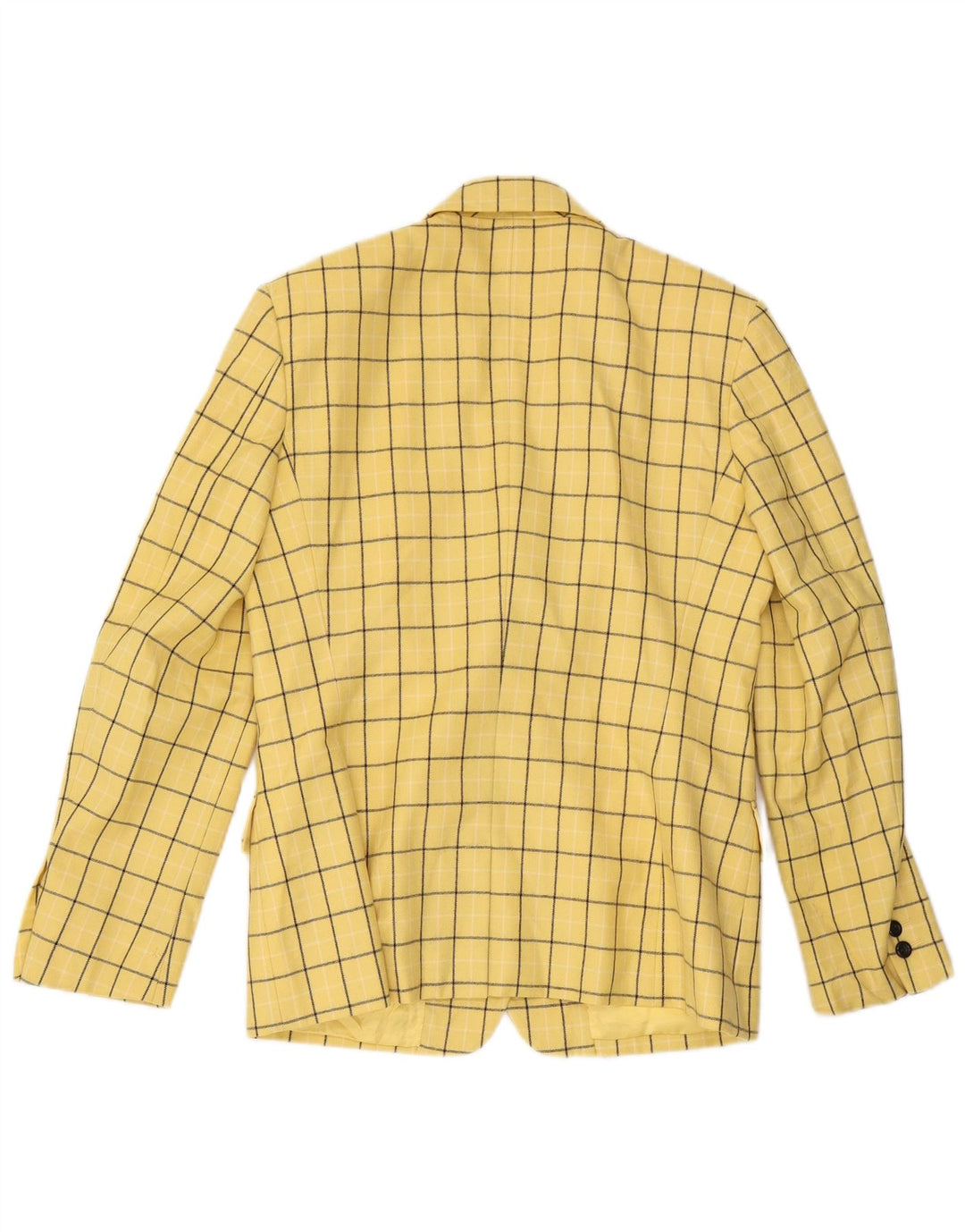 Oliver By Valentino Dame 3-knaps blazerjakke IT 46 Stor gul ternet