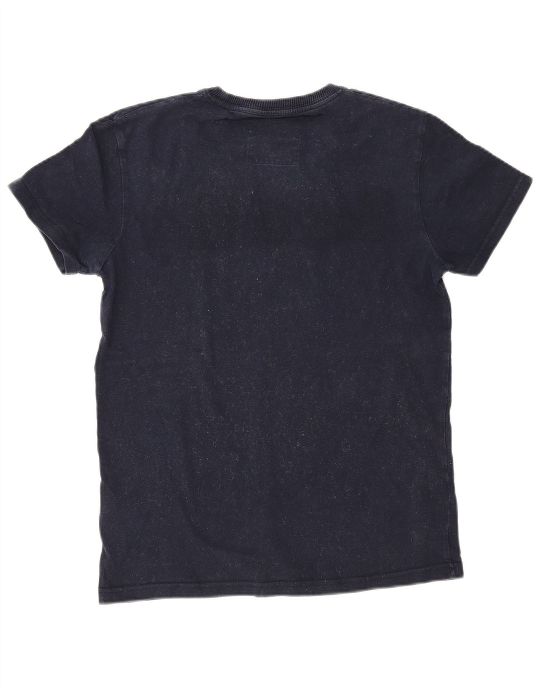 Superdry Grafisk T-shirt til mænd, medium marineblå bomuld