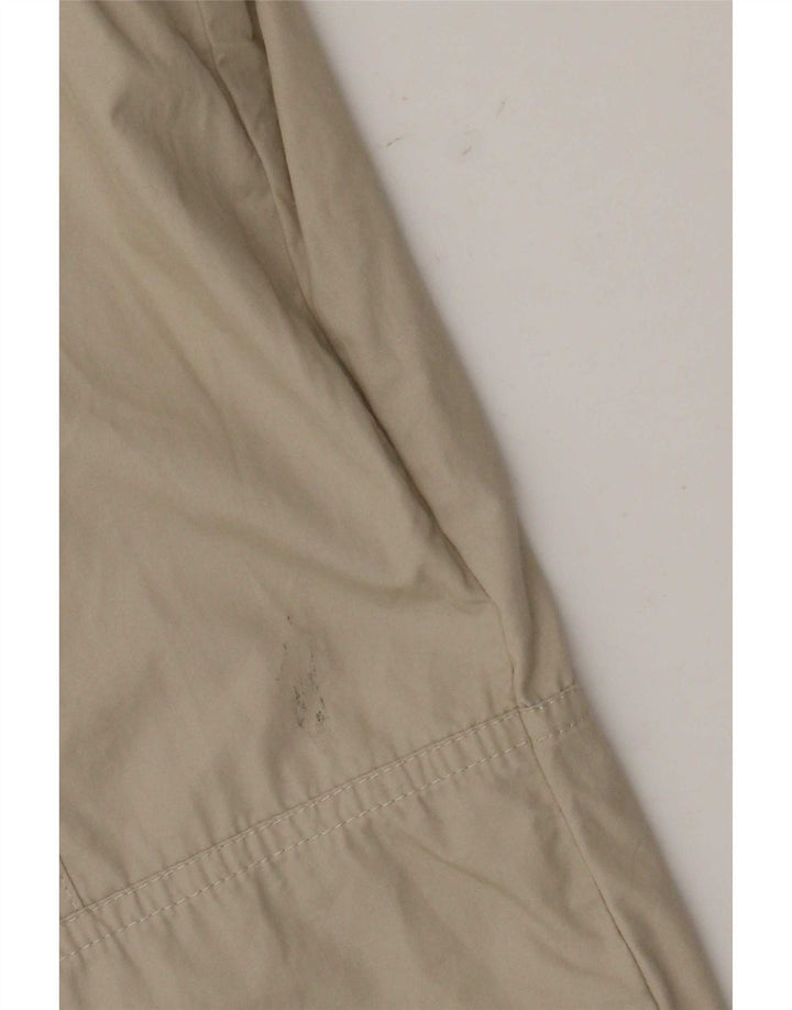 Marks & Spencer Kvinder Utility Jacket UK 16 Stor Beige Bomuld