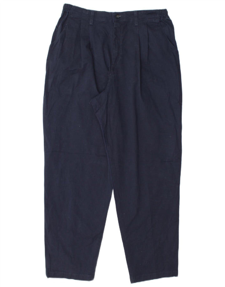 Lee Dame Pegged Chino Bukser US 16 2XL W36 L30 Marineblå Bomuld