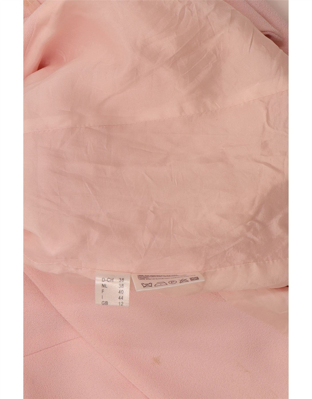 TOGETHER Dame 1-knaps blazerjakke UK 12 Medium Pink Polyester