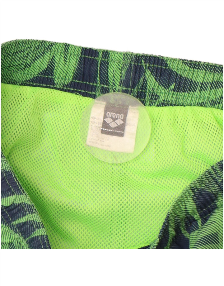 ARENA Sportsshorts til drenge 14-15 år Grøn blomsterpolyester