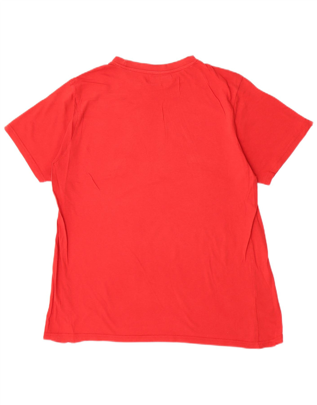 Kappa Herre Grafisk T-Shirt Top Stor Rød Bomuld