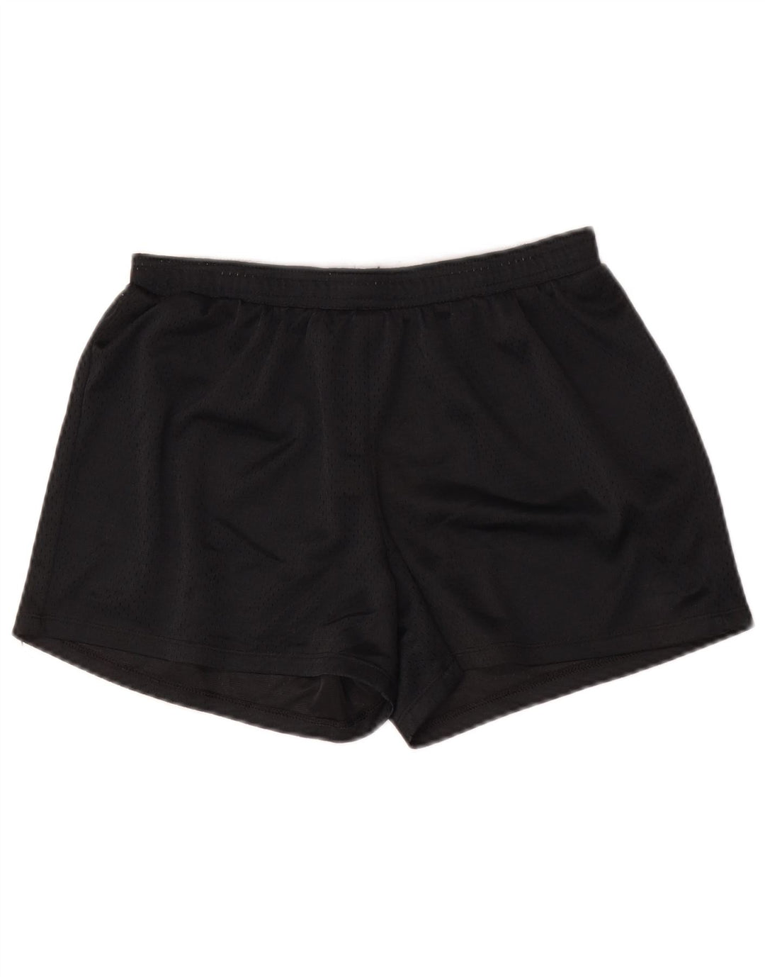 Champion Womens Sports Shorts UK 12 Medium Black Polyester