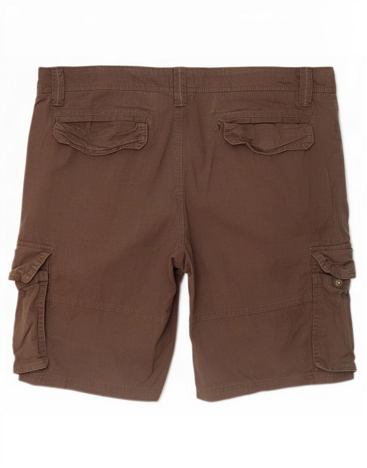 Fat Face Herre Cargo Shorts XL W40 Brun Bomuld