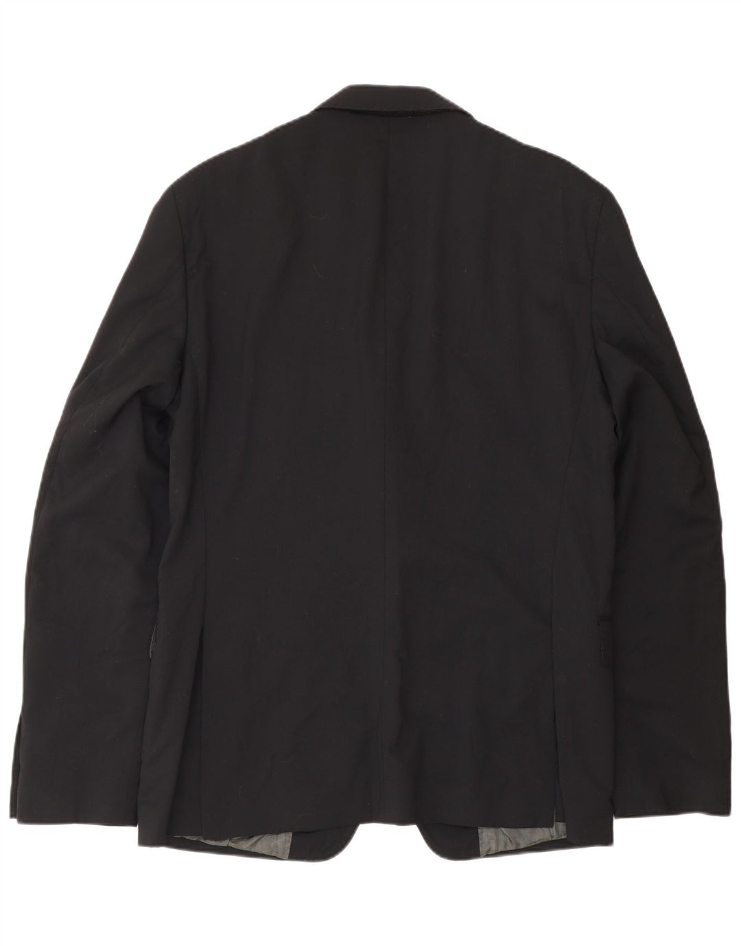 Calvin Klein Herre 2-knaps blazerjakke IT 52 XL Sort Virgin Wool