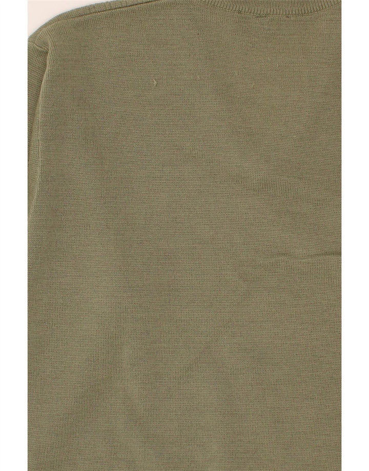GABICCI Herre V-hals sweater Stor Khaki Uld