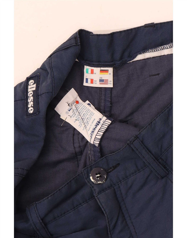 Ellesse Dame Lige Windbreaker Bukser IT 44 Medium W28 L35 Marineblå