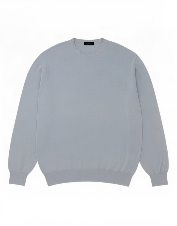 Zara Herre sweater med rund hals XL Blå
