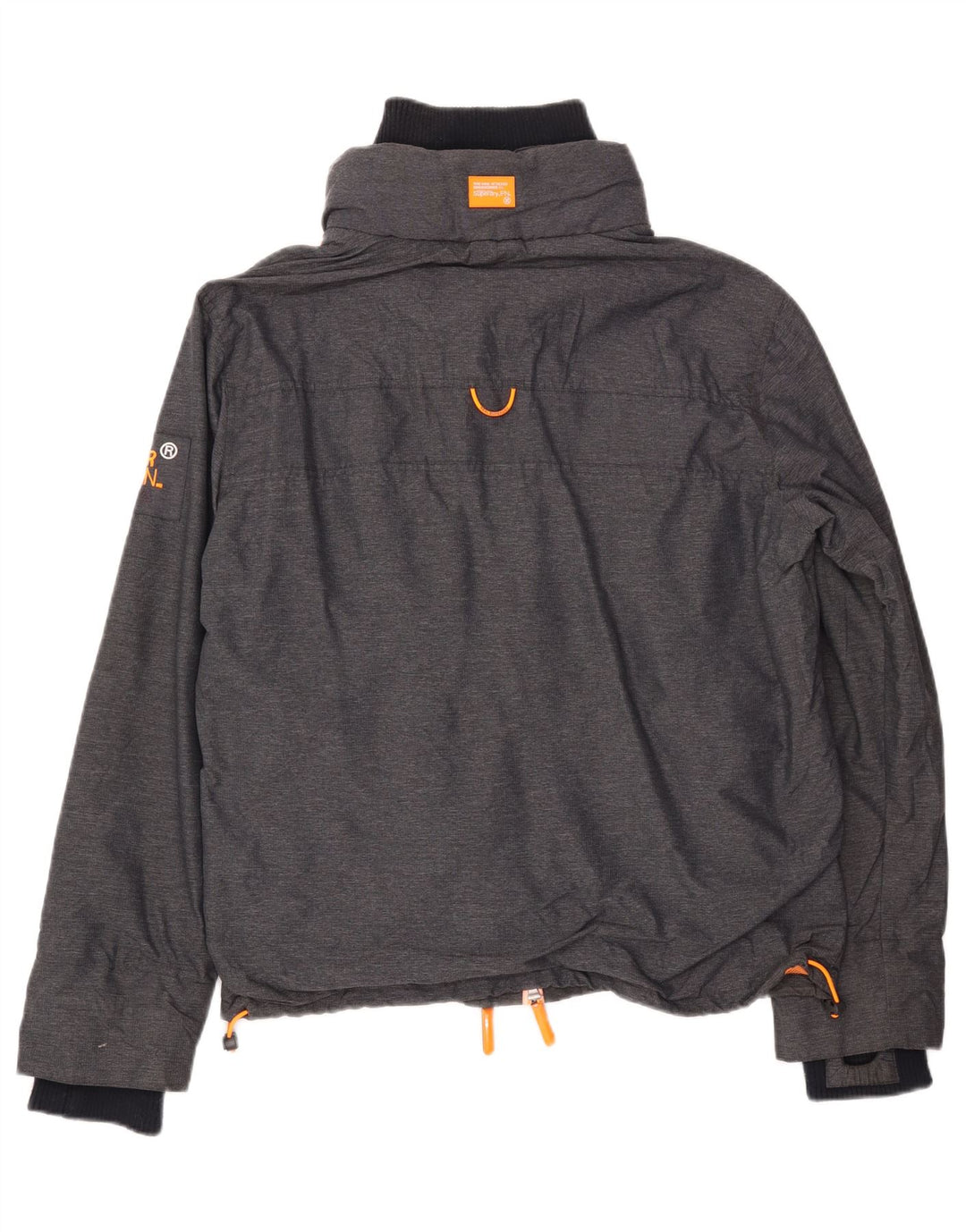 Superdry Windbreaker Jacket til mænd UK 42 XL Grå nylon