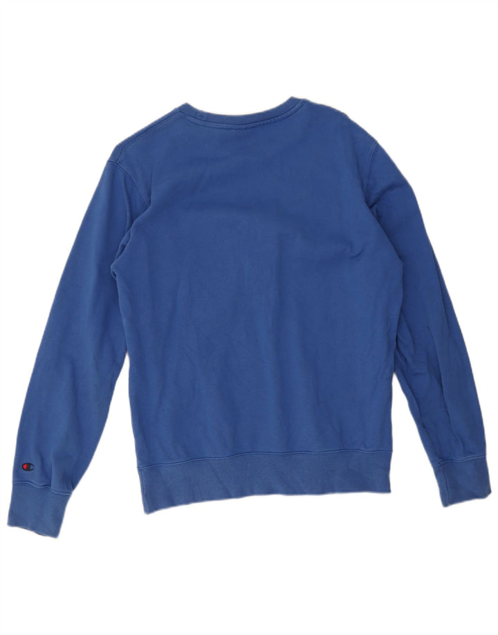 Champion Herre Grafisk Sweatshirt Jumper Medium Blue