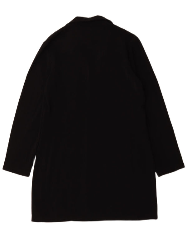 Vintage overfrakke til kvinder EU 40 medium sort polyester