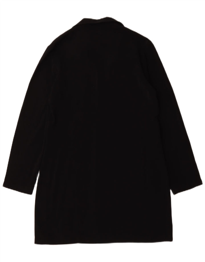 Vintage overfrakke til kvinder EU 40 medium sort polyester
