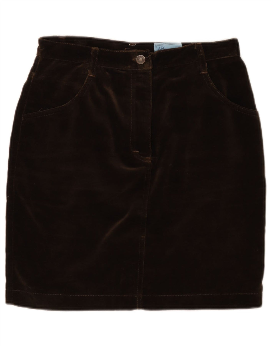 Blumarine Pencil Nederdel til kvinder IT 44 Medium W28 Brun Bomuld