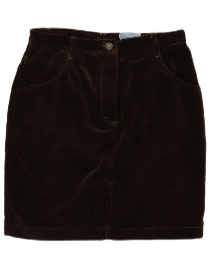 Blumarine Pencil Nederdel til kvinder IT 44 Medium W28 Brun Bomuld