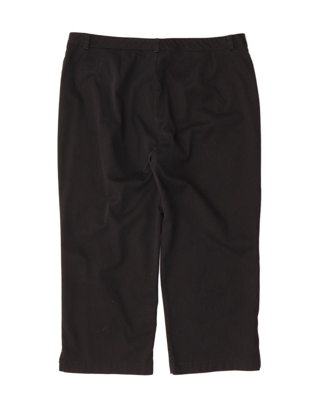 DOCKERS Womens Stain Defender Straight Capri Trousers W36 L22 Black Vintage Dockers and Second-Hand Dockers from Messina Hembry 