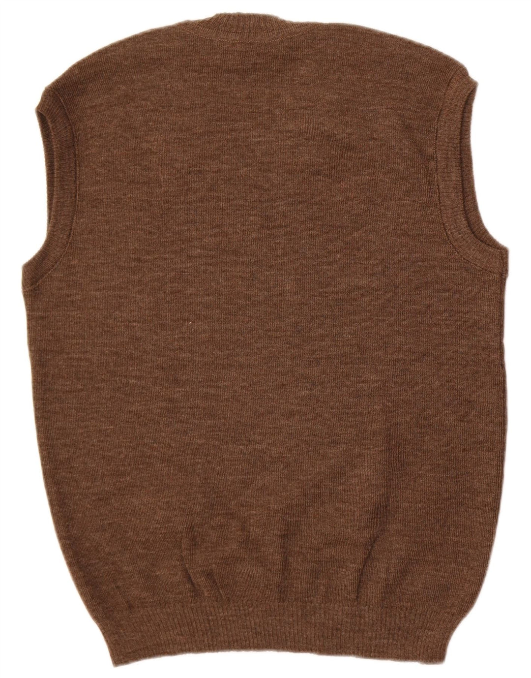 Strickmoden Herrevest Tank Top EU 54 XL Brun Uld