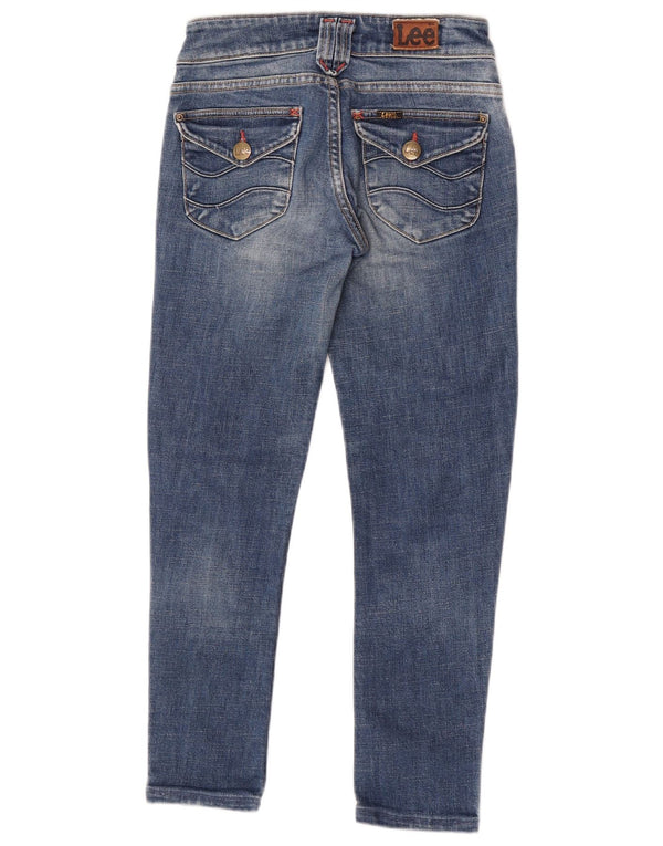 Lee Girls Skinny Jeans 9-10 år W24 L25 Blå