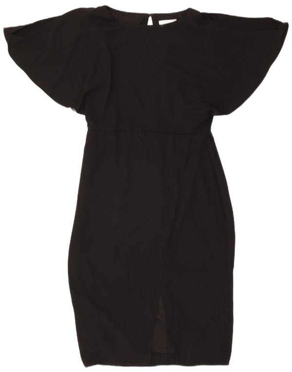 Coast Womens Sheath Dress UK 14 Medium Black Polyester