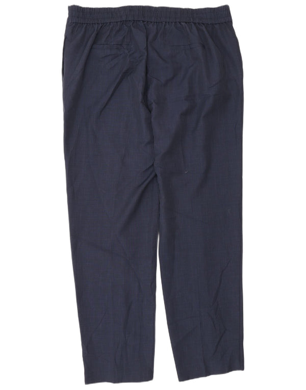 Marks & Spencer Lige Chinobukser til kvinder UK 18 XL W36 L30 Marineblå